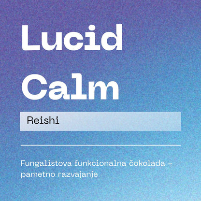Lucidno umirjena, funkcionalna temna čokolada Reishi