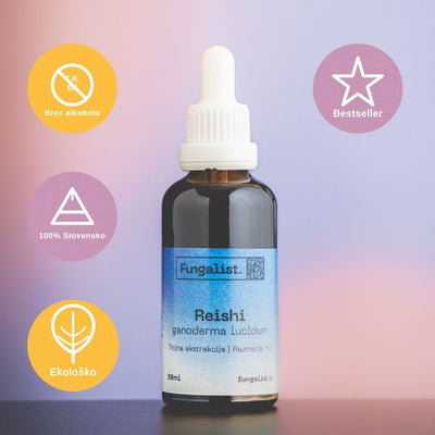 Tinktura reishi 50ml - prehransko dopolnilo