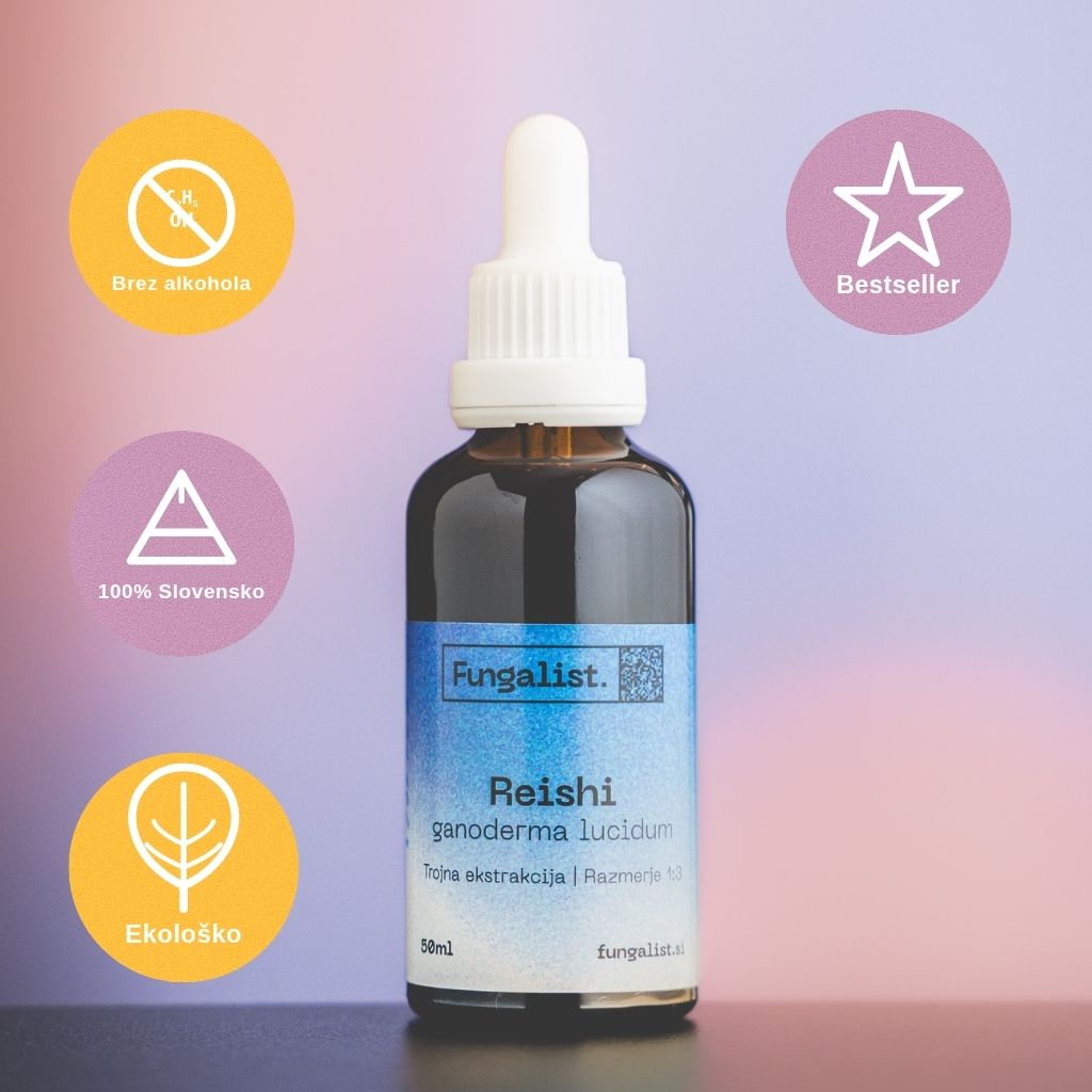 Tinktura reishi 50ml - prehransko dopolnilo