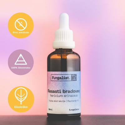 Tinktura resasti bradovec 50ml - prehransko dopolnilo