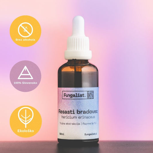 Tinktura resasti bradovec 50ml - prehransko dopolnilo