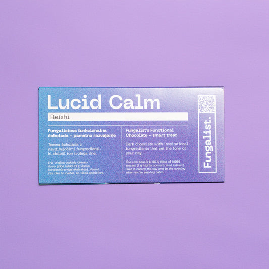 Lucid calm, funkcionalna temna čokolada Reishi